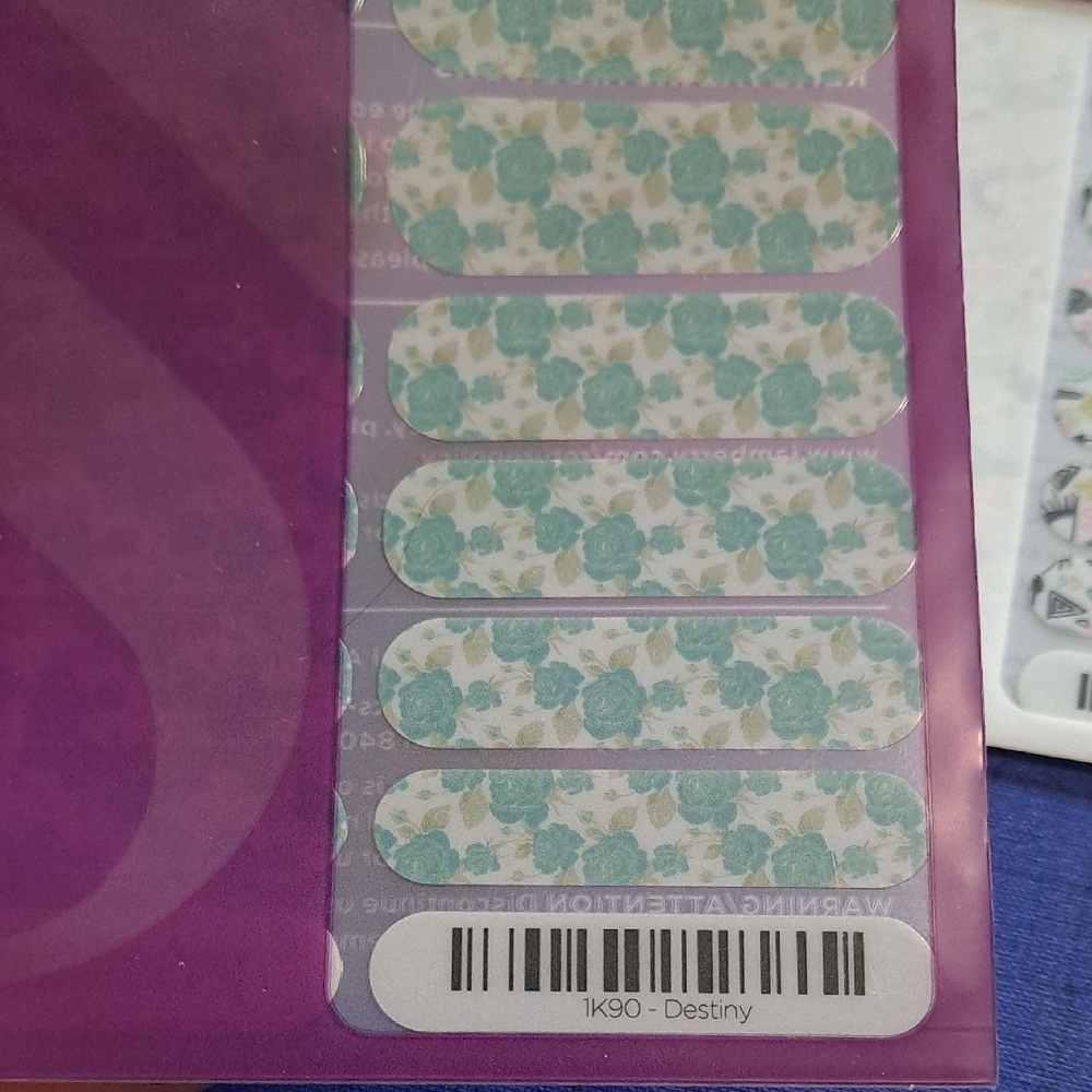 Jamberry Nail Wraps Set- Colorful Florals - Picture 4 of 8